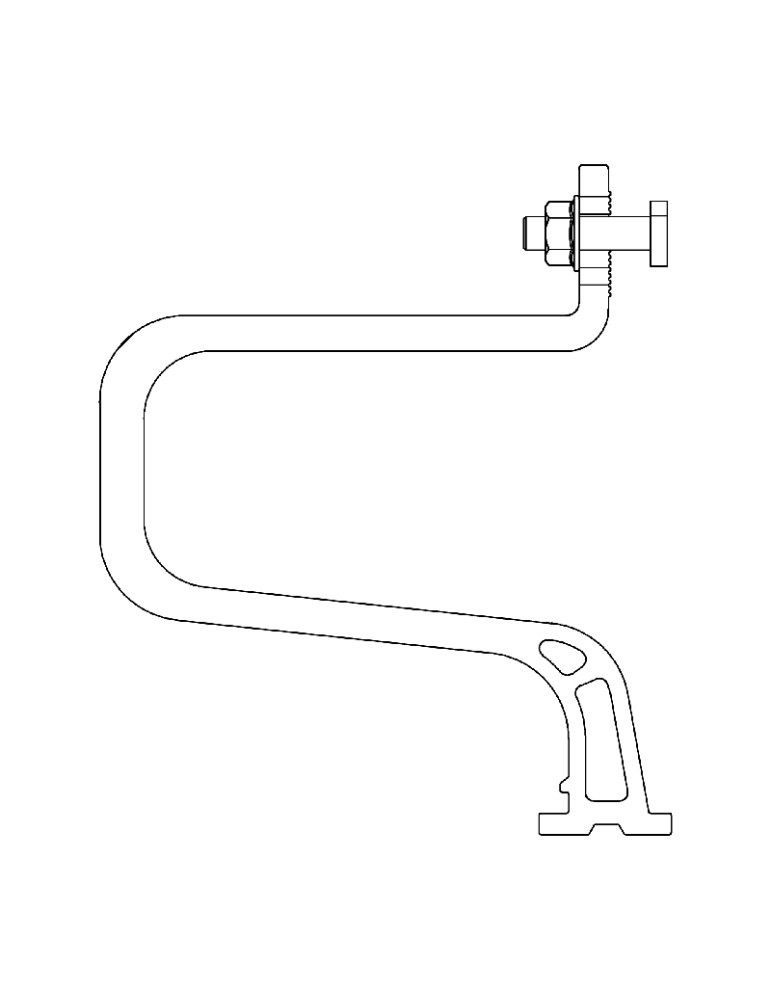 Dachhaken-Ausleger SingleHook 1.1 2003152