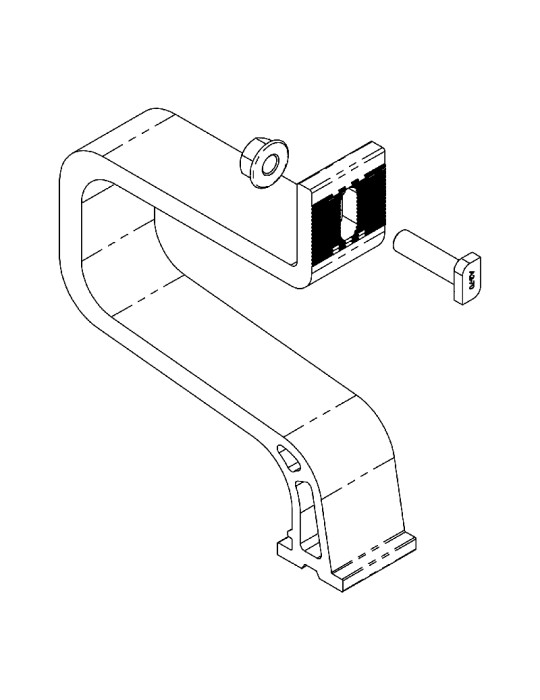 Dachhaken-Ausleger SingleHook 1.1 2003152